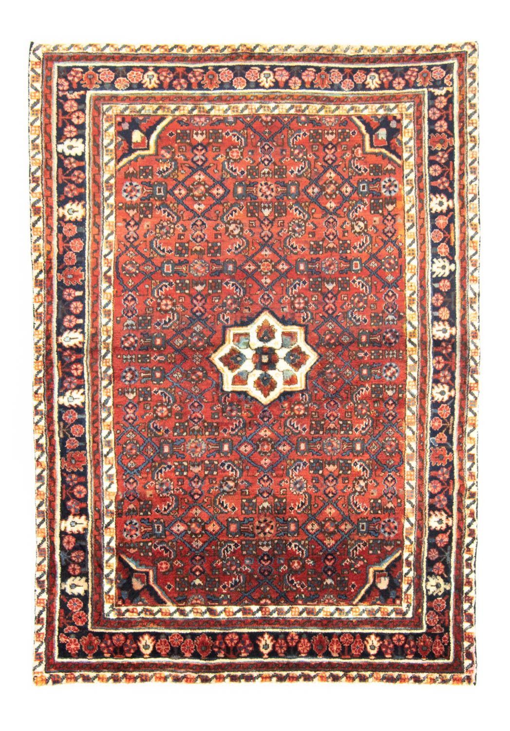 Alfombra persa - Nómada - 170 x 118 cm - rojo