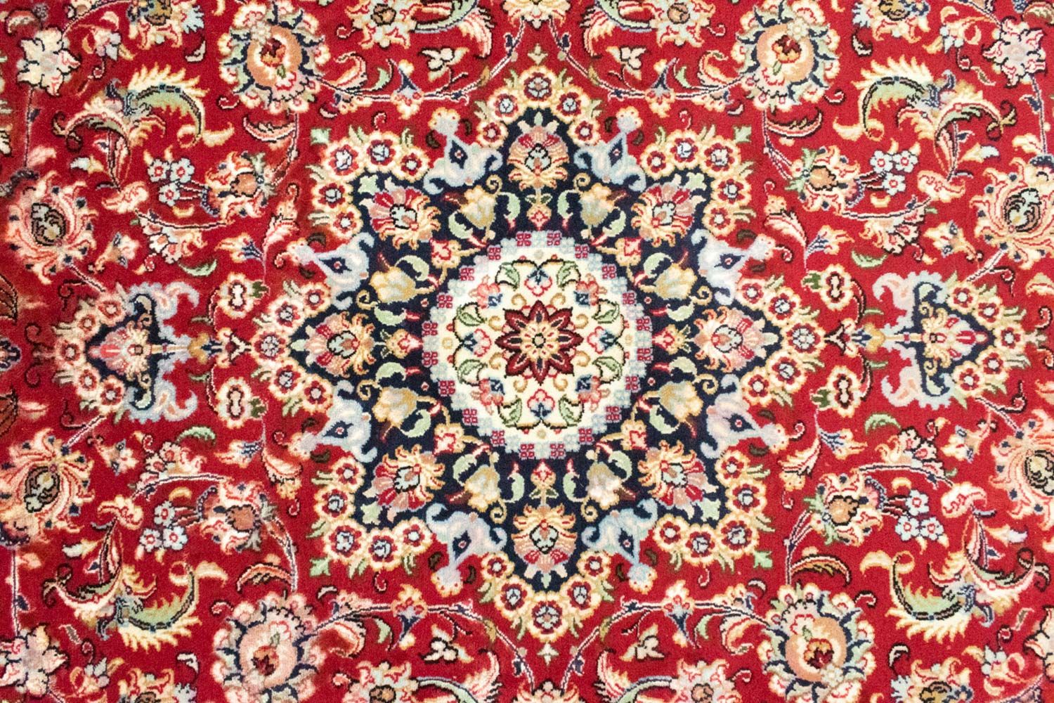 Tapis persan - Ghom - 235 x 170 cm - rouge