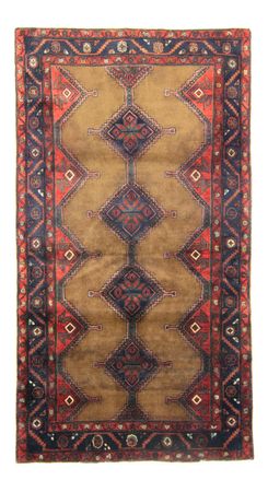 Tapis de couloir Tapis persan - Nomadic - 224 x 125 cm - marron clair