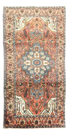 Tapis de couloir Tapis persan - Nomadic - 230 x 116 cm - orange