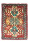 Turkaman tapijt - 89 x 63 cm - rood