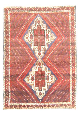 Tapis persan - Nomadic - 206 x 146 cm - rouge