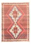 Tapis persan - Nomadic - 206 x 146 cm - rouge