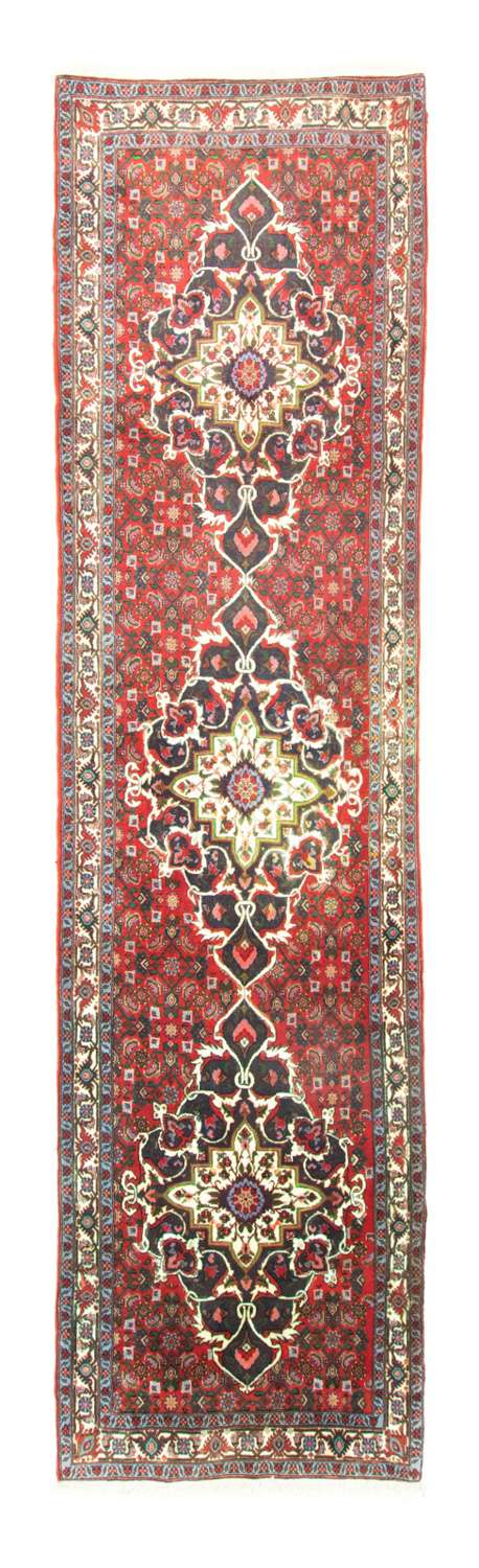 Løper Persisk teppe - Nomadisk - 372 x 95 cm - rød