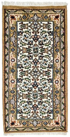 Alfombra oriental - 160 x 90 cm - beige