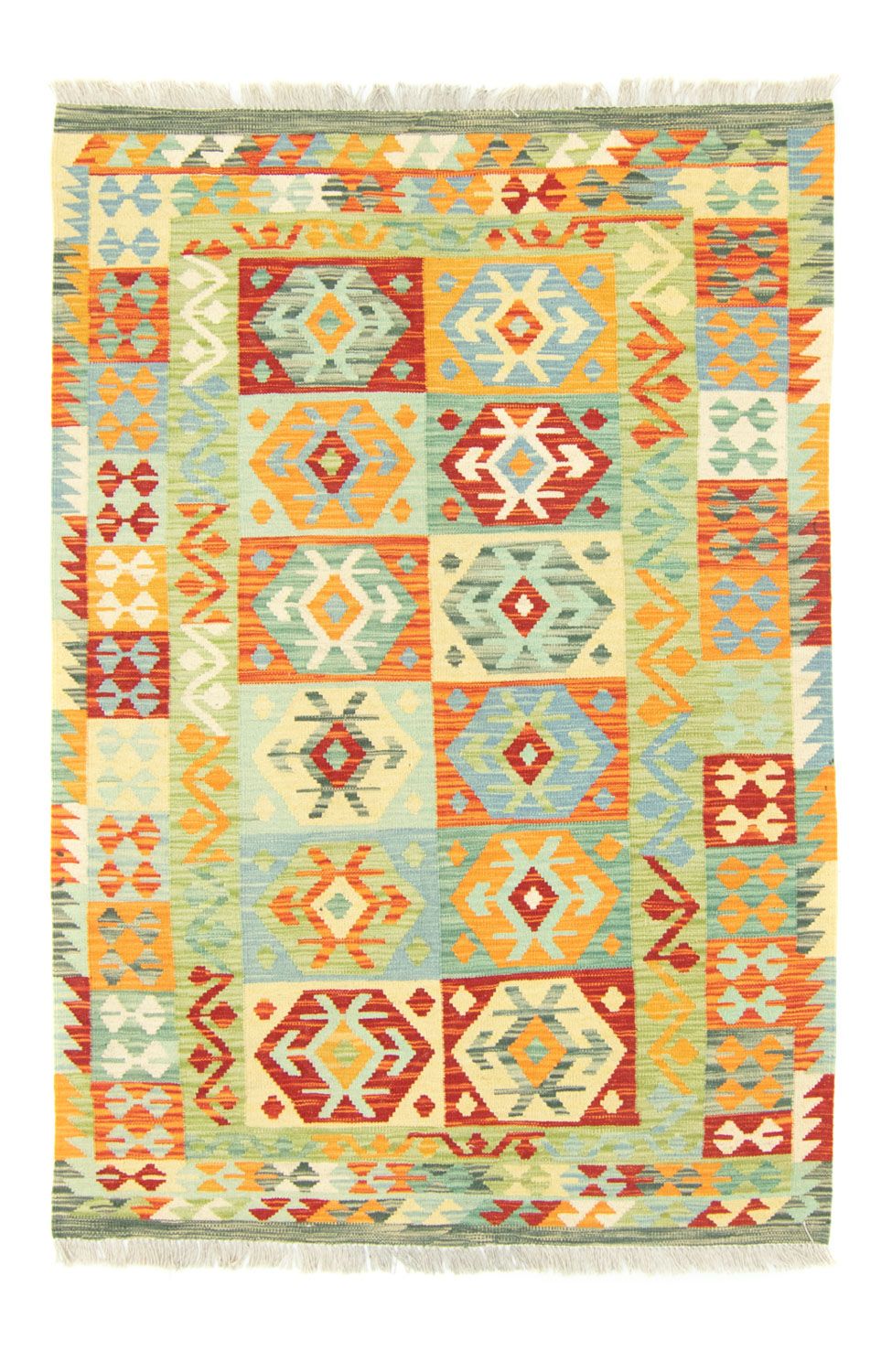 Tapis Kelim - Oriental - 183 x 125 cm - colorée