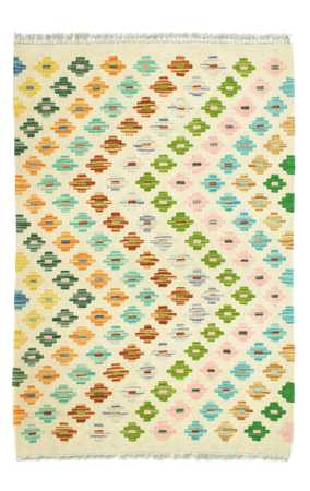 Kelim tapijt - Oosters - 124 x 86 cm - beige