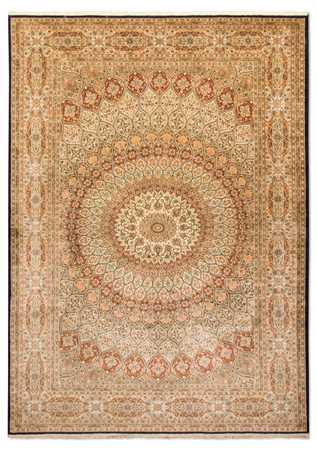 Zijden tapijt - Kashmir Silk - 287 x 197 cm - veelkleurig