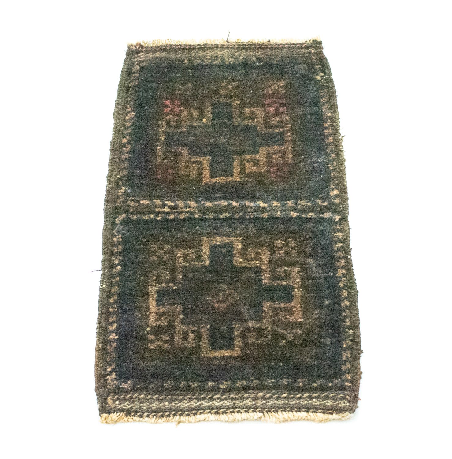 Afghan Rug - 47 x 25 cm - blue