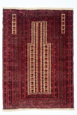 Baluch tapijt - 129 x 93 cm - rood