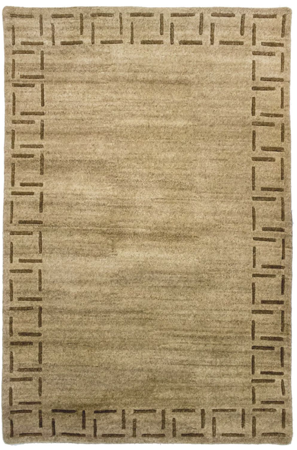 Tapis Népalais - 187 x 124 cm - beige