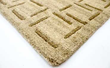 Alfombra de Nepal - 187 x 124 cm - beige