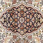Alfombra de seda - Seda de Cachemira - 190 x 123 cm - beige