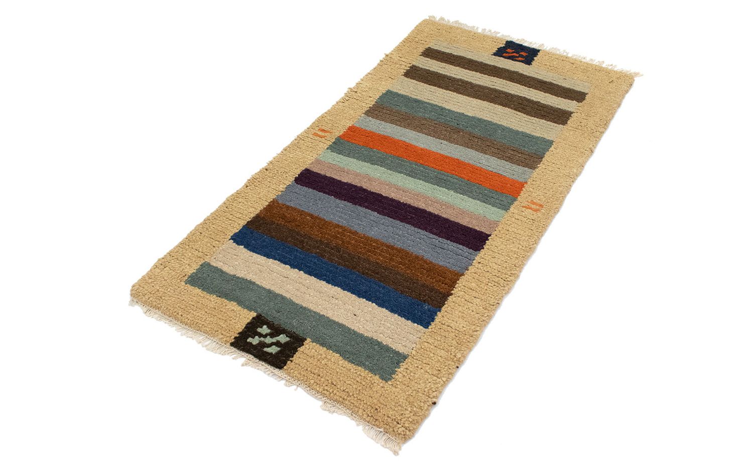 Tapis Népalais - 140 x 70 cm - multicolore