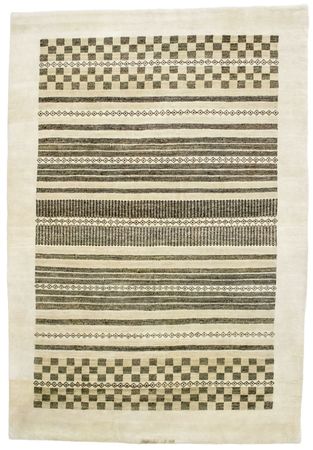 Gabbeh Tapijt - Loribaft Perzisch - 199 x 142 cm - beige