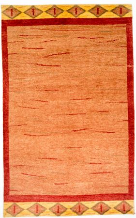 Tappeto Gabbeh - Indus - 241 x 152 cm - arancione