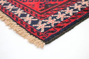 Alfombra Belutsch - 136 x 76 cm - rojo