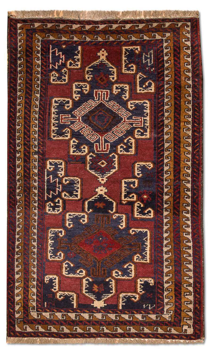 Alfombra Belutsch - 147 x 82 cm - azul