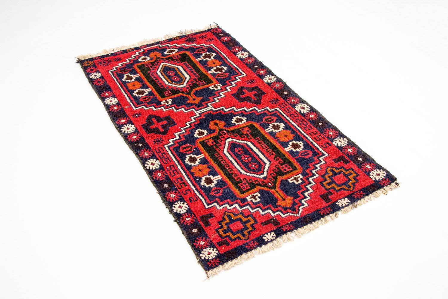 Alfombra Belutsch - 135 x 78 cm - rojo