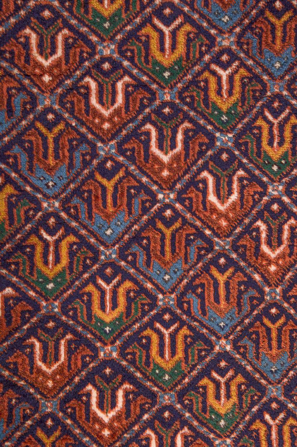 Løper Persisk teppe - Nomadisk - 312 x 78 cm - flerfarget