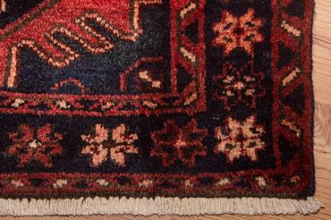 Tapis de couloir Tapis persan - Nomadic - 295 x 95 cm - rouge