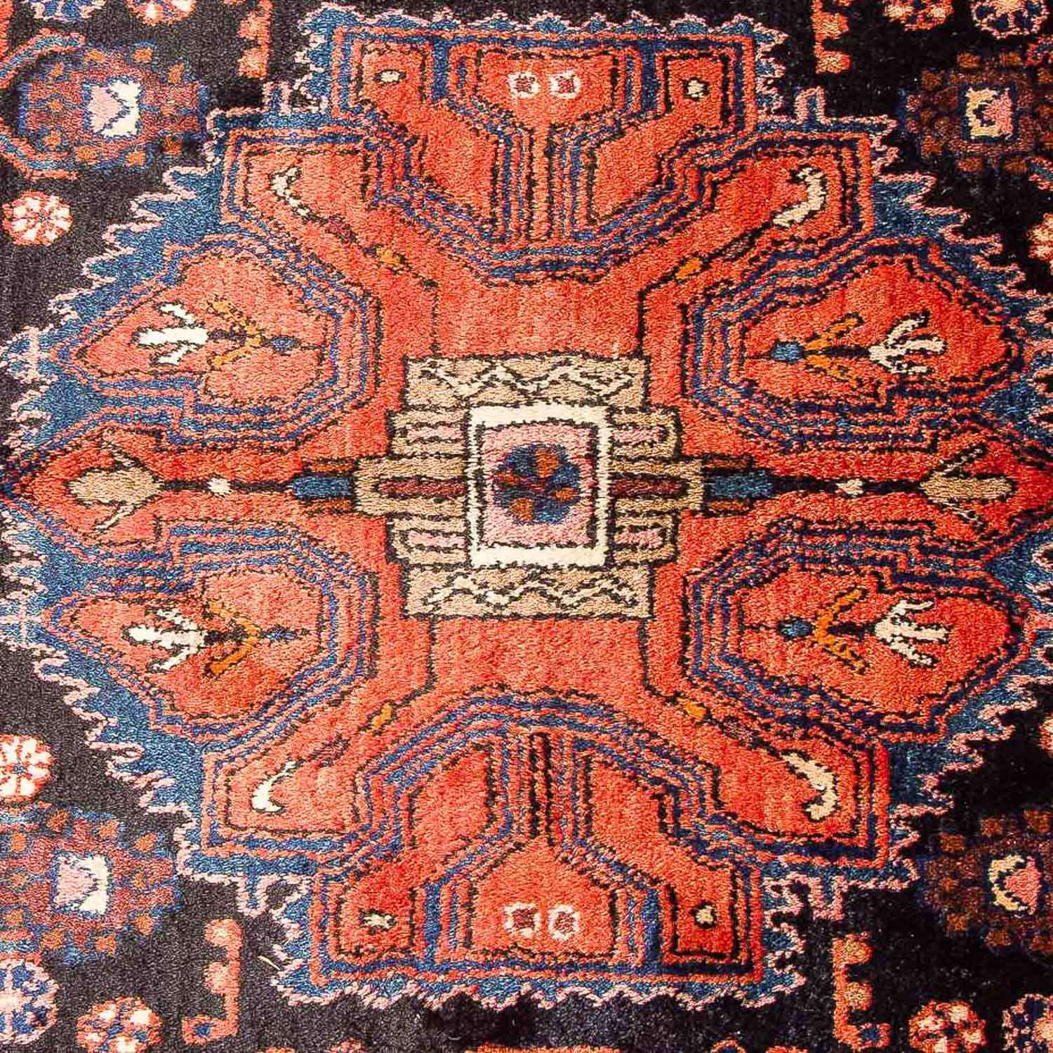 Tapis persan - Nomadic - 318 x 157 cm - bleu foncé
