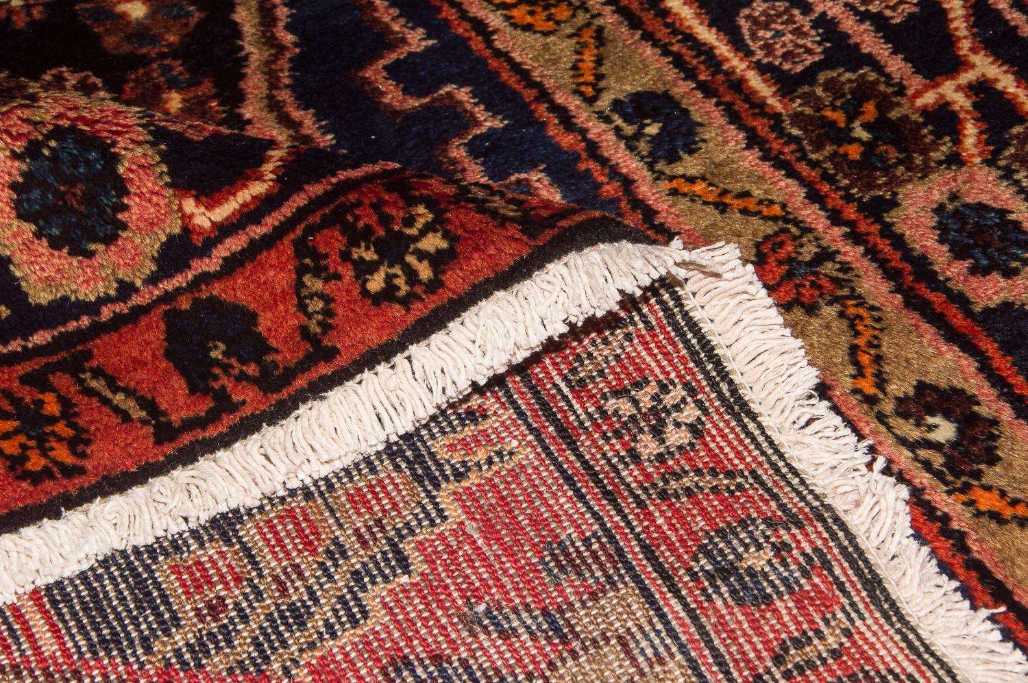 Persisk tæppe - Nomadisk - 318 x 157 cm - mørkeblå