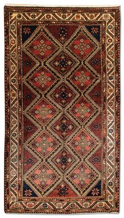 Alfombra persa - Nómada - 309 x 159 cm - multicolor