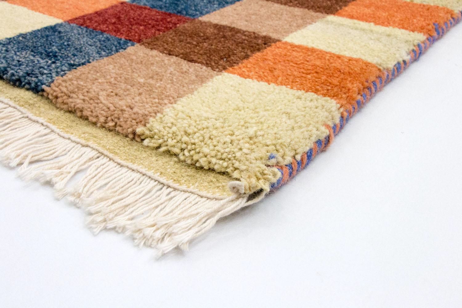 Tapis Gabbeh - Indus - 160 x 90 cm - colorée