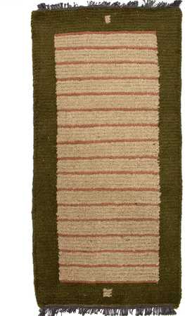 Tapis Népalais - 140 x 70 cm - beige