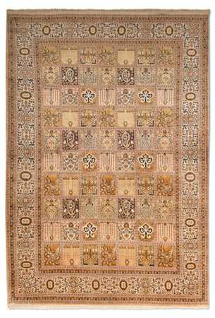 Zijden tapijt - Kashmir Silk - 240 x 157 cm - beige