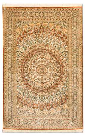 Tapis en soie - Soie du Cachemire - 194 x 120 cm - multicolore