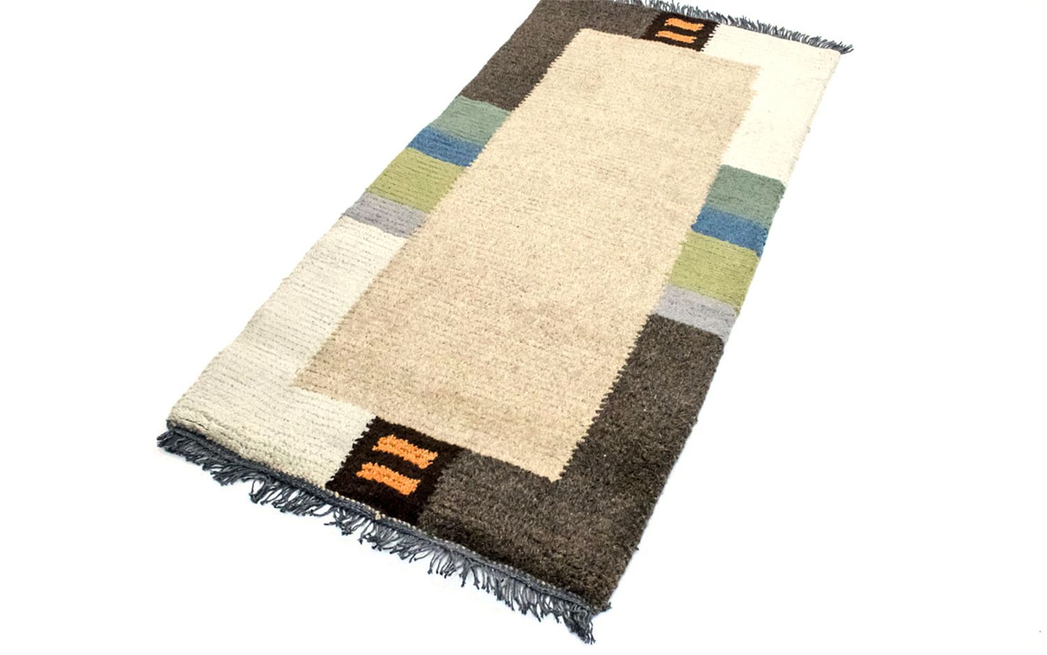 Tapis Népalais - 140 x 70 cm - beige