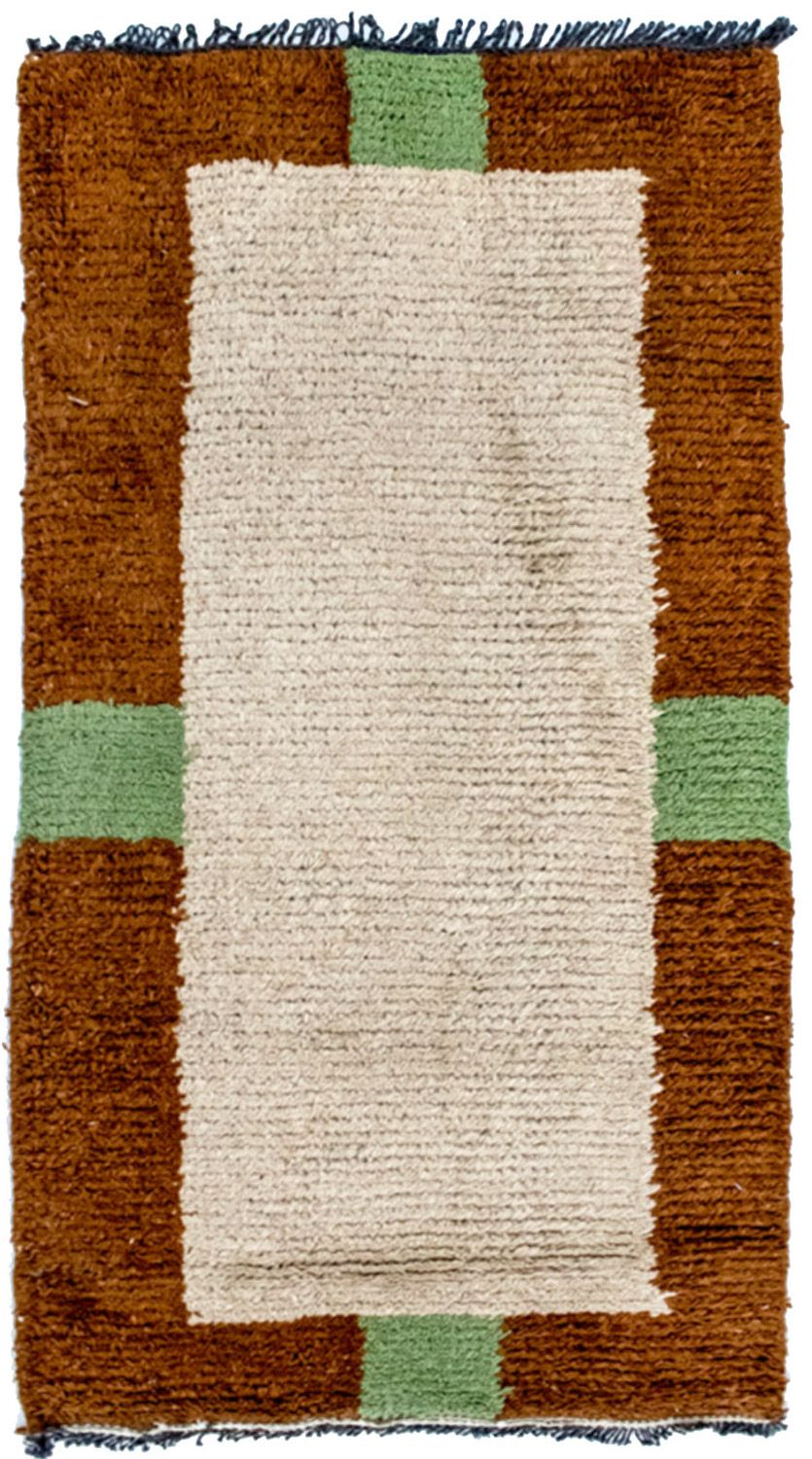 Tapis Népalais - 140 x 70 cm - beige