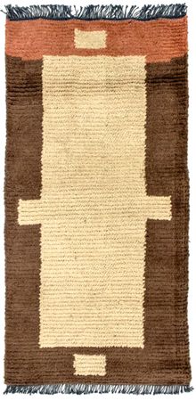 Tapis Népalais - 140 x 70 cm - beige