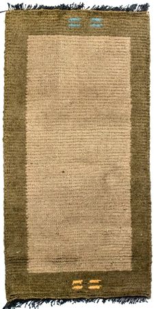 Tapis Népalais - 140 x 70 cm - beige