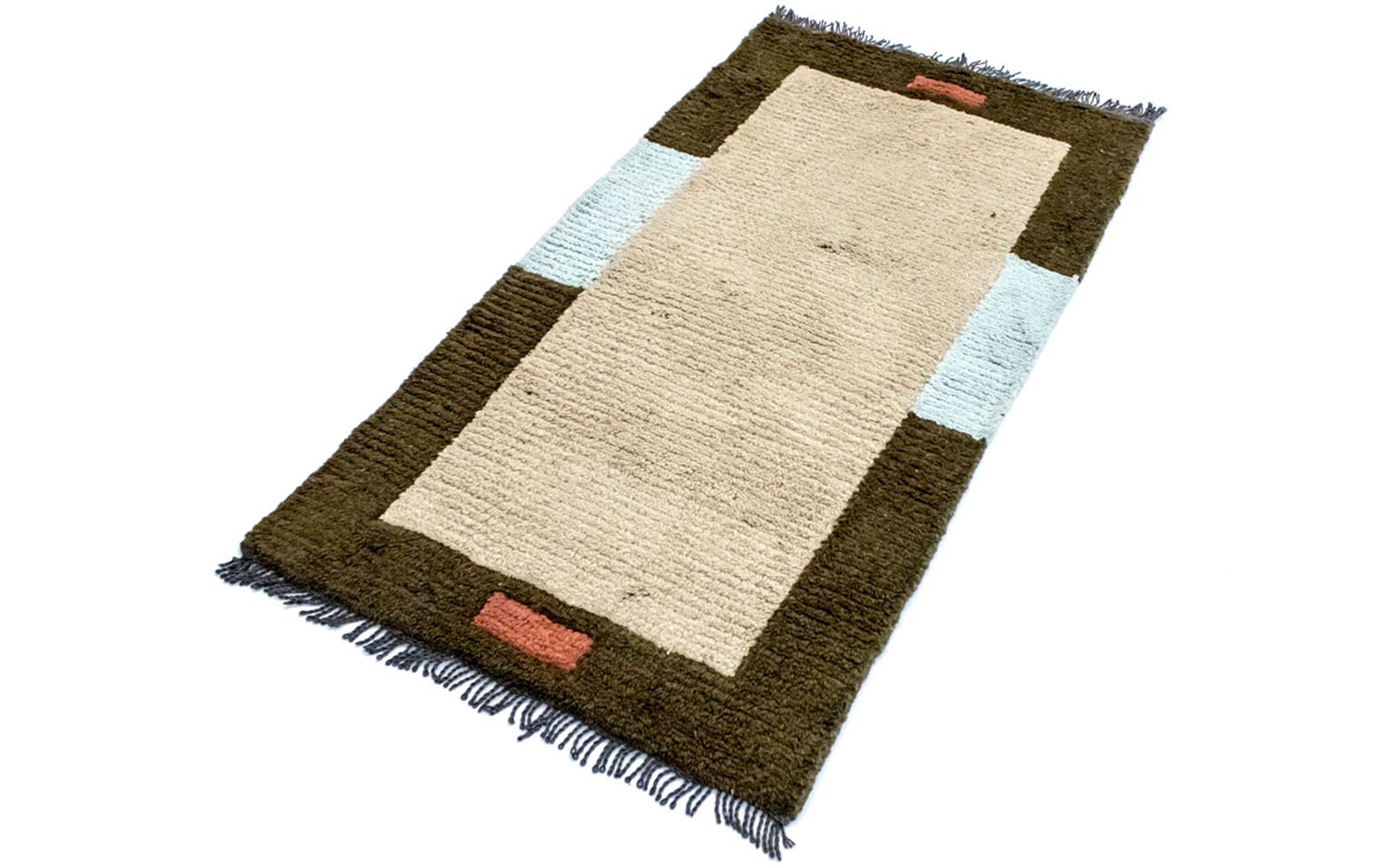 Alfombra de Nepal - 140 x 70 cm - beige