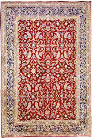 Tapis persan - Classique - 404 x 290 cm - rouge