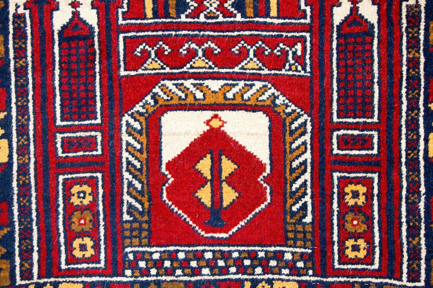 Dywan beludżycki - 127 x 77 cm - wielokolorowy