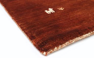 Tapis de couloir Tapis Gabbeh - Loribaft Persan - 294 x 72 cm - marron