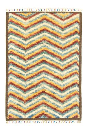 Tapis berbère - 206 x 147 cm - colorée