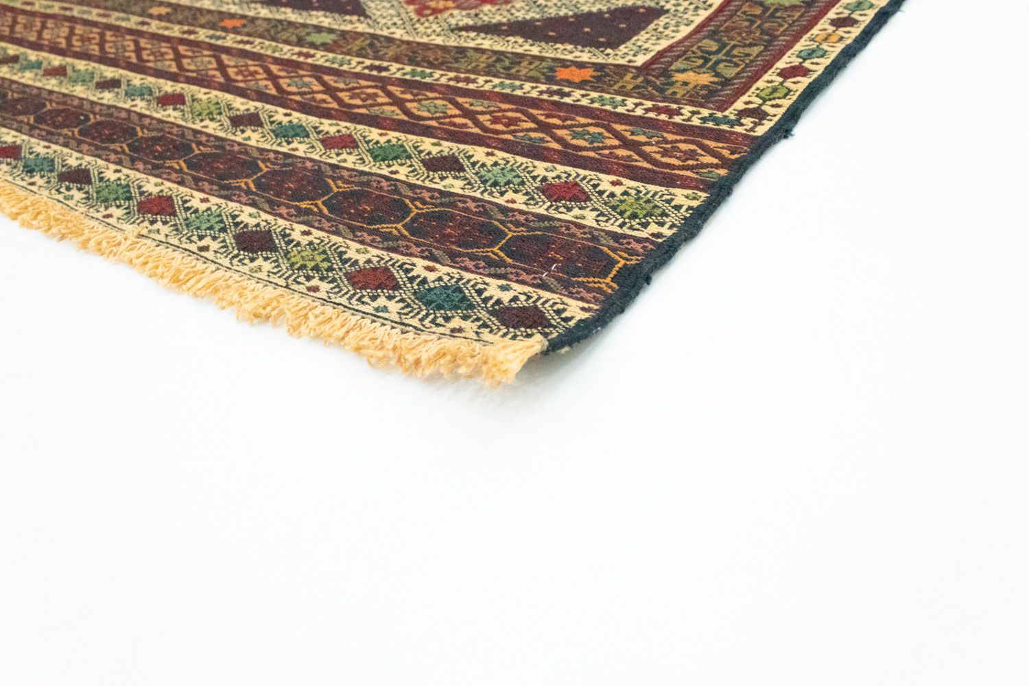 Tapis de couloir Tapis Kelim - Oriental - 187 x 90 cm - multicolore