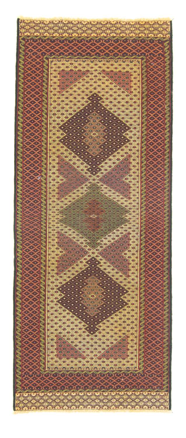 Runner Kelim Carpet - orientalisk matta - 201 x 82 cm - beige