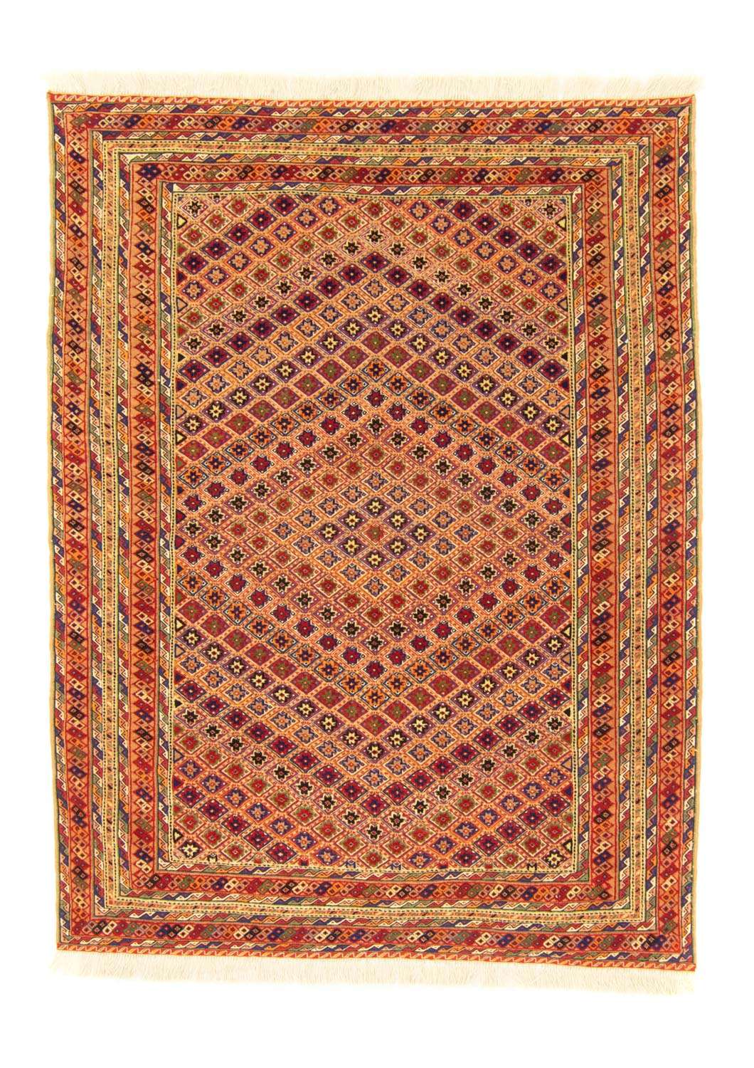 Alfombra Kelim - Oriental - 196 x 154 cm - naranja