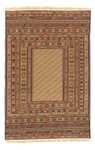 Kelim tapijt - Oosters - 189 x 130 cm - bruin