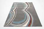 Designer tæppe - 241 x 153 cm - flerfarvet