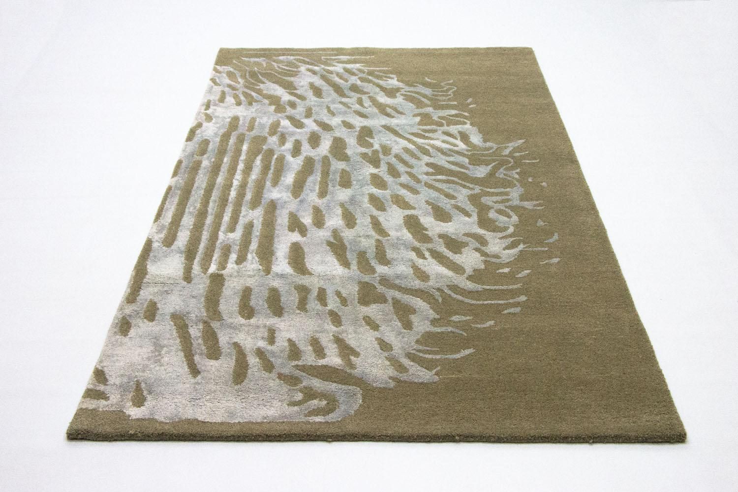 Alfombra de diseño - 246 x 154 cm - beige