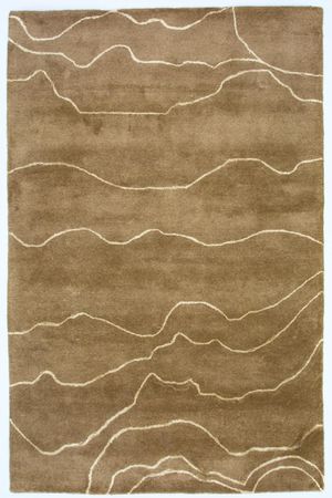 Tapis design - 240 x 151 cm - marron