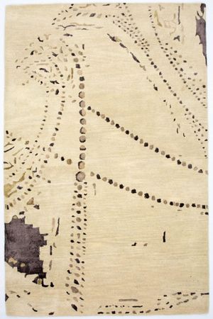 Alfombra de diseño - 243 x 153 cm - beige