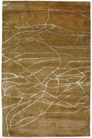 Tapis design - 243 x 150 cm - marron